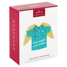 Load image into Gallery viewer, Some Angels Wear Scrubs Ornament
