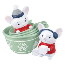 Load image into Gallery viewer, Merry Mice in Measuring Cups Ornament
