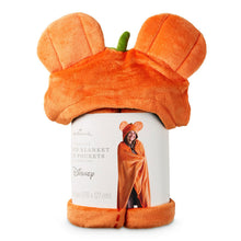 Load image into Gallery viewer, Disney Mickey Mouse Jack-o'-Lantern Oversized Hooded Blanket, 70x50