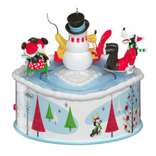 Load image into Gallery viewer, Disney Mickey and Friends Sledding Season Musical Ornament With Light and Motion - Hallmark Timmins