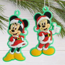 Load image into Gallery viewer, Mini Disney Mickey Mouse and Friends Hallmark Tree Topper and Ornaments, Set of 5