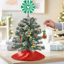 Load image into Gallery viewer, Mini Disney Mickey Mouse and Friends Hallmark Tree Topper and Ornaments, Set of 5
