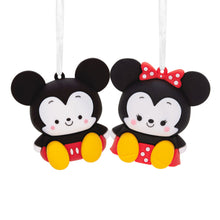 Load image into Gallery viewer, Better Together Disney Mickey and Minnie Magnetic Hallmark Ornaments, Set of 2