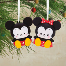 Load image into Gallery viewer, Better Together Disney Mickey and Minnie Magnetic Hallmark Ornaments, Set of 2