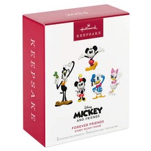 Load image into Gallery viewer, Disney Mickey and Friends Forever Friends Ornament, Set of 5