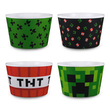 Load image into Gallery viewer, Minecraft Popcorn Bowls, Set of 4
