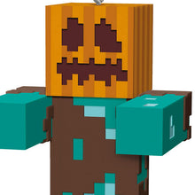 Load image into Gallery viewer, Minecraft Drowned With Carved Pumpkin Ornament