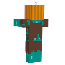 Load image into Gallery viewer, Minecraft Drowned With Carved Pumpkin Ornament