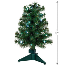 Load image into Gallery viewer, Mini ShowToppers Evergreen Christmas Tree With Light, 17"