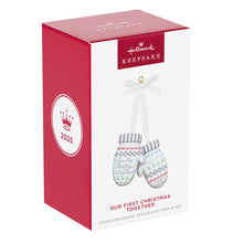 Load image into Gallery viewer, Our First Christmas Together 2025 Porcelain Ornament