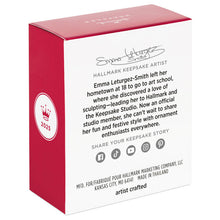 Load image into Gallery viewer, Mini Painted Bunting Ornament, 0.75"