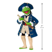 Load image into Gallery viewer, Disney Muppet Treasure Island 30th Anniversary Kermit as Captain Smollett Ornament - Hallmark Timmins