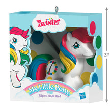 Load image into Gallery viewer, Hasbro® My Little Pony® Retro Twister® Right Hoof Red Ornament