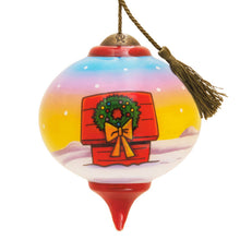 Load image into Gallery viewer, Peanuts® Ne'Qwa Art® Snoopy and Woodstock Hand-Painted Glass Hallmark Ornament
