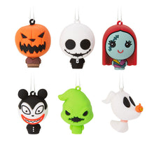 Load image into Gallery viewer, Mini Disney Tim Burton's The Nightmare Before Christmas Shatterproof Hallmark Ornaments, Set of 6
