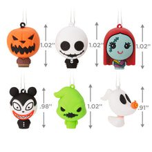 Load image into Gallery viewer, Mini Disney Tim Burton's The Nightmare Before Christmas Shatterproof Hallmark Ornaments, Set of 6