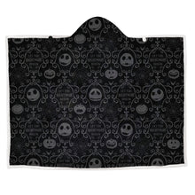Load image into Gallery viewer, Disney Tim Burton's The Nightmare Before Christmas Jack Skellington Hooded Blanket