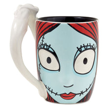 Load image into Gallery viewer, Disney Tim Burton's The Nightmare Before Christmas Jack and Sally Sculpted Mug, 15 oz.