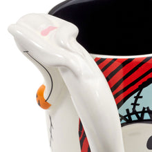 Load image into Gallery viewer, Disney Tim Burton's The Nightmare Before Christmas Jack and Sally Sculpted Mug, 15 oz.