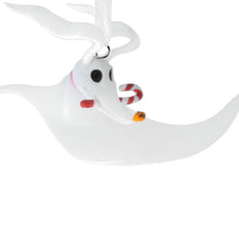Load image into Gallery viewer, Disney Tim Burton's The Nightmare Before Christmas Zero With Candy Cane Hallmark Ornament