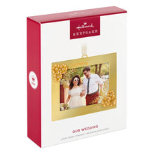 Load image into Gallery viewer, Our Wedding 2025 Photo Frame Metal Ornament