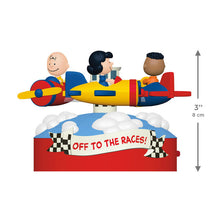 Load image into Gallery viewer, The Peanuts® Gang Off to the Races! Musical Ornament With Motion - Hallmark Timmins