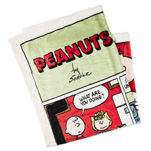 Load image into Gallery viewer, Peanuts® Christmas Comic Strip Throw Blanket, 50x60