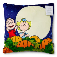 Load image into Gallery viewer, Peanuts® Great Pumpkin 60th Anniversary Throw Pillow With Light, 16x16