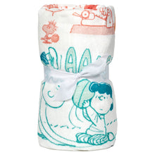 Load image into Gallery viewer, Peanuts® 75th Anniversary Through the Years Plush Throw Blanket, 60x52