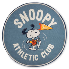 Load image into Gallery viewer, Peanuts® Snoopy Athletic Club Round Pillow, 15.5"