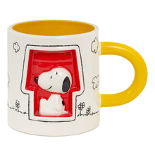 Load image into Gallery viewer, Peanuts® Snoopy Doghouse Sculpted Mug, 14.5 oz.