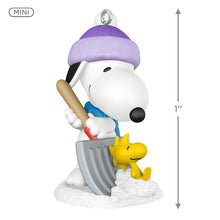 Load image into Gallery viewer, Mini Peanuts® Winter Fun With Snoopy Ornament, 1"