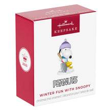 Load image into Gallery viewer, Mini Peanuts® Winter Fun With Snoopy Ornament, 1"