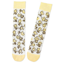 Load image into Gallery viewer, Peanuts® Woodstock Collage Novelty Crew Socks