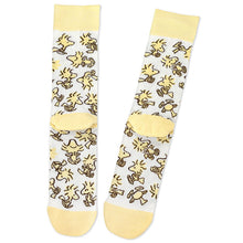 Load image into Gallery viewer, Peanuts® Woodstock Collage Novelty Crew Socks