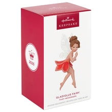 Load image into Gallery viewer, Fairy Messengers Gladiolus Fairy Ornament