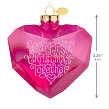 Load image into Gallery viewer, Our First Christmas Together 2026 Glass Ornament - Hallmark Timmins