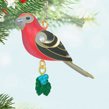 Load image into Gallery viewer, Mini Pine Grosbeak Ornament, 1"