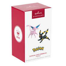 Load image into Gallery viewer, Pokémon Espeon and Umbreon Ornaments, Set of 2 - Hallmark Timmins