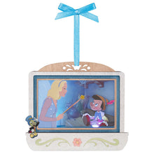 Load image into Gallery viewer, Disney Pinocchio 85th Anniversary Geppetto’s Wish Come True Papercraft Ornament With Light