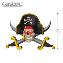 Load image into Gallery viewer, Disney Pirates of the Caribbean Collection The Talking Skull Ornament With Light and Sound - Hallmark Timmins