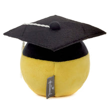 Load image into Gallery viewer, Smiley Face in Grad Cap Plush Gift Card Holder