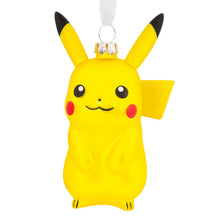 Load image into Gallery viewer, Pokémon Pikachu Blown Glass Hallmark Ornament