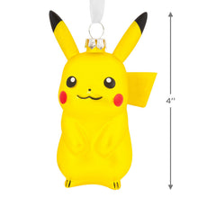 Load image into Gallery viewer, Pokémon Pikachu Blown Glass Hallmark Ornament
