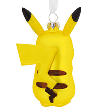 Load image into Gallery viewer, Pokémon Pikachu Blown Glass Hallmark Ornament