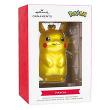 Load image into Gallery viewer, Pokémon Pikachu Blown Glass Hallmark Ornament