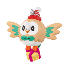 Load image into Gallery viewer, Mini Pokémon Holiday Rowlet Ornament, 1.25"