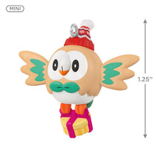 Load image into Gallery viewer, Mini Pokémon Holiday Rowlet Ornament, 1.25"
