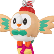 Load image into Gallery viewer, Mini Pokémon Holiday Rowlet Ornament, 1.25"