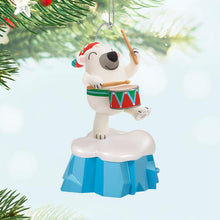 Load image into Gallery viewer, Little Drummer Bear Musical Ornament